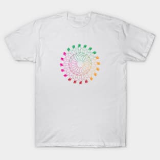 Circle Geometrical colorful design T-Shirt